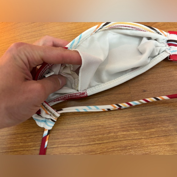 ROXY SWIM Retro Vibes Stripe Bikini Set - Picture 4 of 11